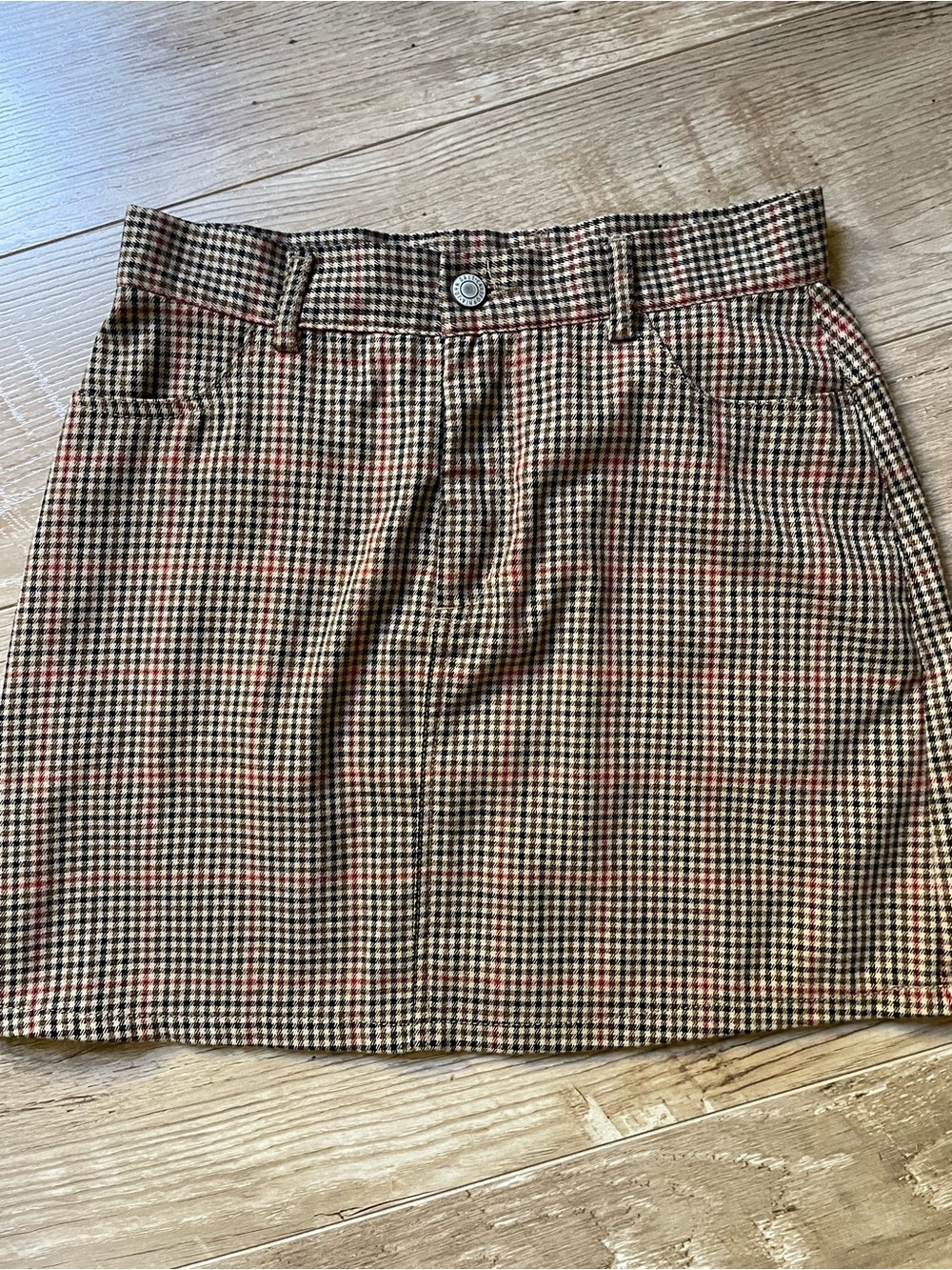 Brandy Melville / J. Galt Plaid Mini Skirt